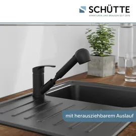 Schütte Diziani Spültischarmatur Schwarz
