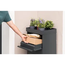 Westmann Paketbox Piet Anthrazit inkl. Zeitungsfach