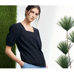 Tchibo - Bluse - Damen - Gr. 36 - dunkelblau