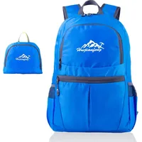 Intirilife Faltbarer Rucksack Ultraleicht in Azurblau - 36L Unisex