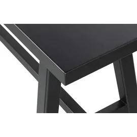 Woood Sitzbank Imme Schwarz 110 x 40 x 48 cm