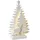 Beliani Weihnachtsbaum 36 cm Weiß