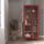 Jan Nowak Vitrine Angelo 80 x 185 x 45 cm Rot