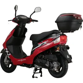 Alpha Motors CityLeader 50 ccm 3,0 PS 45 km/h rot inkl. Topcase