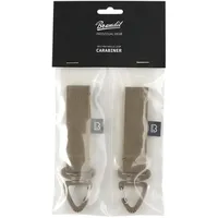 Brandit Textil Brandit Belt and Molle Loop Carabiner 2 Pack Camel Gr. OS