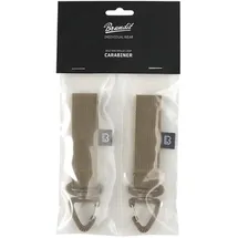 Brandit Textil Brandit Belt and Molle Loop Carabiner 2 Pack Camel Gr. OS