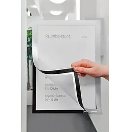 Magnetoplan Inforahmen magnetofix Silber A5 2er Set