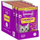 Whiskas Crunch Katzensnacks Huhn, Pute & Ente 6 x 100 g