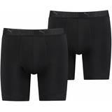 Puma Herren Sport Microfiber Boxershorts, Schwarz, M