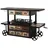Massivmoebel24 Bar Altholz 168 x 56 x 85 cm Mehrfarbig