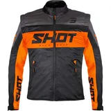 Shot Softshell Lite Motocross Jacke, schwarz/orange, 2XL