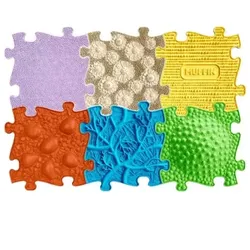 Muffik: Baby-Set Orthopädischer Sensorik-Teppich - 6 Stk.