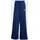 adidas 3-Streifen Wide Fleece Jogginghose Dunkelblau S
