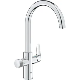 Grohe Starter Kit Blue Pure BauCurve Spültischb. mit Ultrasafe-Filter chrom