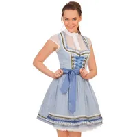 Krüger Madl Dirndl Mini Dirndl 2tlg. - MONA - hellblau blau