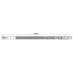 BACHMANN BN3000 RCM 16xC13 4xC19, Messung p.Ph.3mH05VV-F 3G2,5 CEE1x16A Lan
