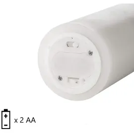 Mobili Rebecca Led-Kerzen, Weiß, Kunststoff, 5x22x5 cm, Dekoration, Kerzen Led Kerzen