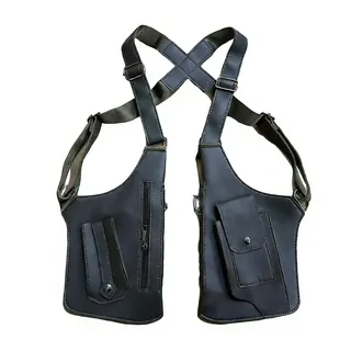 Schulter Holster Tasche,Diebstahlsicherer Wasserdichter Rucksack Mit Mehreren Taschen Und Verstellbarem Trageriemen | Verstellbare Achsel Umhängetasche,Für Schlüssel Handys Karten Geld Alltag Reisen A