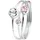 Elli Ring Stapelring Set Kristalle 925 Silber