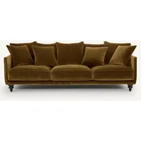 AM.PM Sofa Lazare, Samt bronzefarben 3-Sitzer