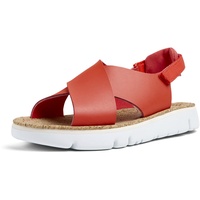 Camper Damen Oruga K200157 Flat Sandal, Rot 049, 37 EU - 37 EU