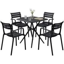 deluke NORA Set 4-tlg. Schwarz
