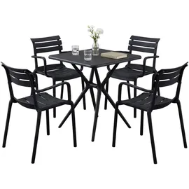 deluke NORA Set 4-tlg. Schwarz
