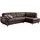 sit&more Ecksofa »Mailand L-Form«, wahlweise mit Bettfunktion braun