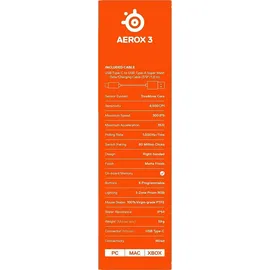 SteelSeries Aerox 3 Weiß