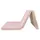 JEFlex - pink/beige klappbare Weichbodenmatte & Turnmatte 210 x 100 x 8 cm MADE IN GERMANY/faltbare Gymnastikmatte/platzsparende Fitnessmatte & faltbare Yogamatte/dicke Sportmatte für Kinderzimmer