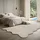 The CarPET Teppich THE CARPET "Relax Scallop kuschelig & Super Soft", beige, B:160cm L:220cm, Polyester, Teppiche, Teppich, Anti-Rutsch Unterseite, Waschbar bis 30 Grad, Felloptik