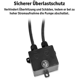 WALTER WERKZEUGE Schmutzwasserpumpe WWS-TP1500-B01 (Set, 5-tlg., inkl. Schlauch)