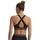 Under Armour Crossback Mid Bra Schwarz/Weiß XS