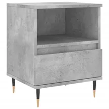 vidaXL Nachtschrank Betongrau 40 x 35 x 50 cm Grau