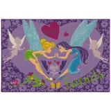 Spielteppich Tinkerbell Disney Teppich Feen Mädchen violett 95x133cm