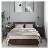 VidaXL Nachttische 2 Stk. Braun Eichen-Optik 40x40x55 cm Holzwerkstoff