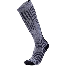 UYN Herren Ski Cashmere Shiny Socken, Celebrity Silver, 45/47