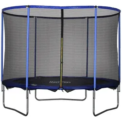 HOMCOM Trampolin, Ø 305 cm, max. Belastung: 113,6 kg, inkl. Sicherheitsnetz - bunt