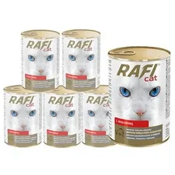 DOLINA NOTECI RAFI Cat Häppchen mit Rindfleisch in Sauce 6x415g