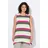 Ulla Popken Shirt T-Shirt Longtop A-Linie Rundhals ärmellos Grün 42-44