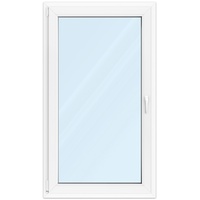 Fenster 80x140 cm, Kunststoff Profil aluplast IDEAL® 4000, Weiß, 800x1400 mm, einteilig festverglast, 2-fach Verglasung, individuell konfigurieren