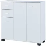 [en.casa] Crimla 76 x 80 x 28 cm Weiß