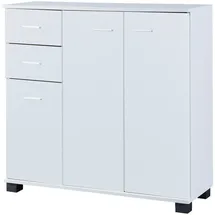 [en.casa] Crimla 76 x 80 x 28 cm Weiß