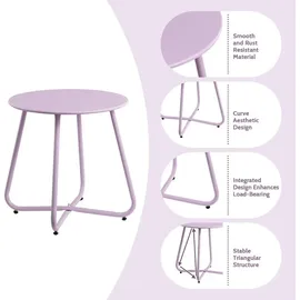 luxuskollektion Gartentisch Ø 0 x 0 cm Lila