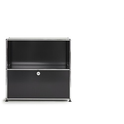 USM Regal graphitschwarz, Designer Prof. Fritz Haller, 74x78x38 cm