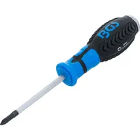 BGS Schraubendreher 4908, Kreuzschlitz PH1, Klingenlänge 75 mm