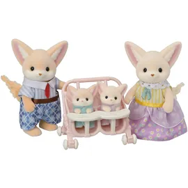 Epoch Traumwiesen Wüstenfuchs Familie Spielfigurenset 5 cm, Rosa/Mehrfarbig