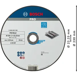 Bosch PRO Metal Trennscheibe 230 mm