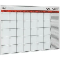 Bi-Office Glas "Month Planner" 78x48cm