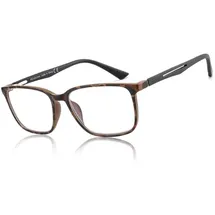 Zenottic Blaulichtfilter Lesebrille Herren Eckig Rahmen TR-Material